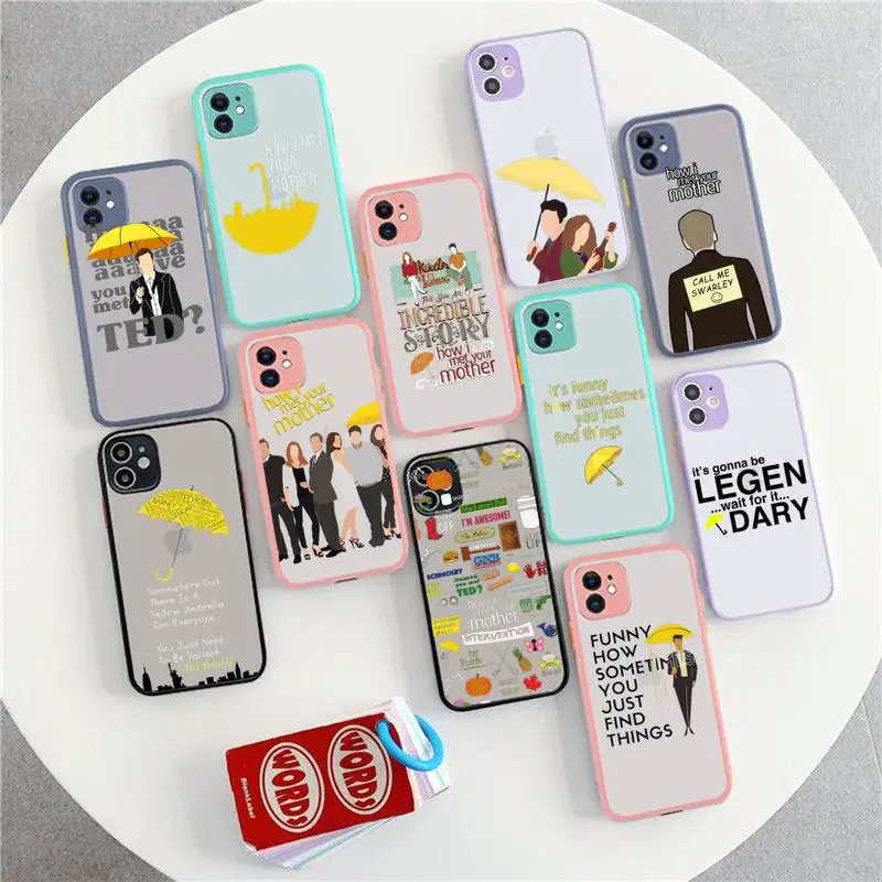 

America sitcom how i met your mother himym quotes Phone Case for iPhone 11 12 13 mini pro XS MAX 8 7 6 6S Plus X 5S SE 2020 XR
