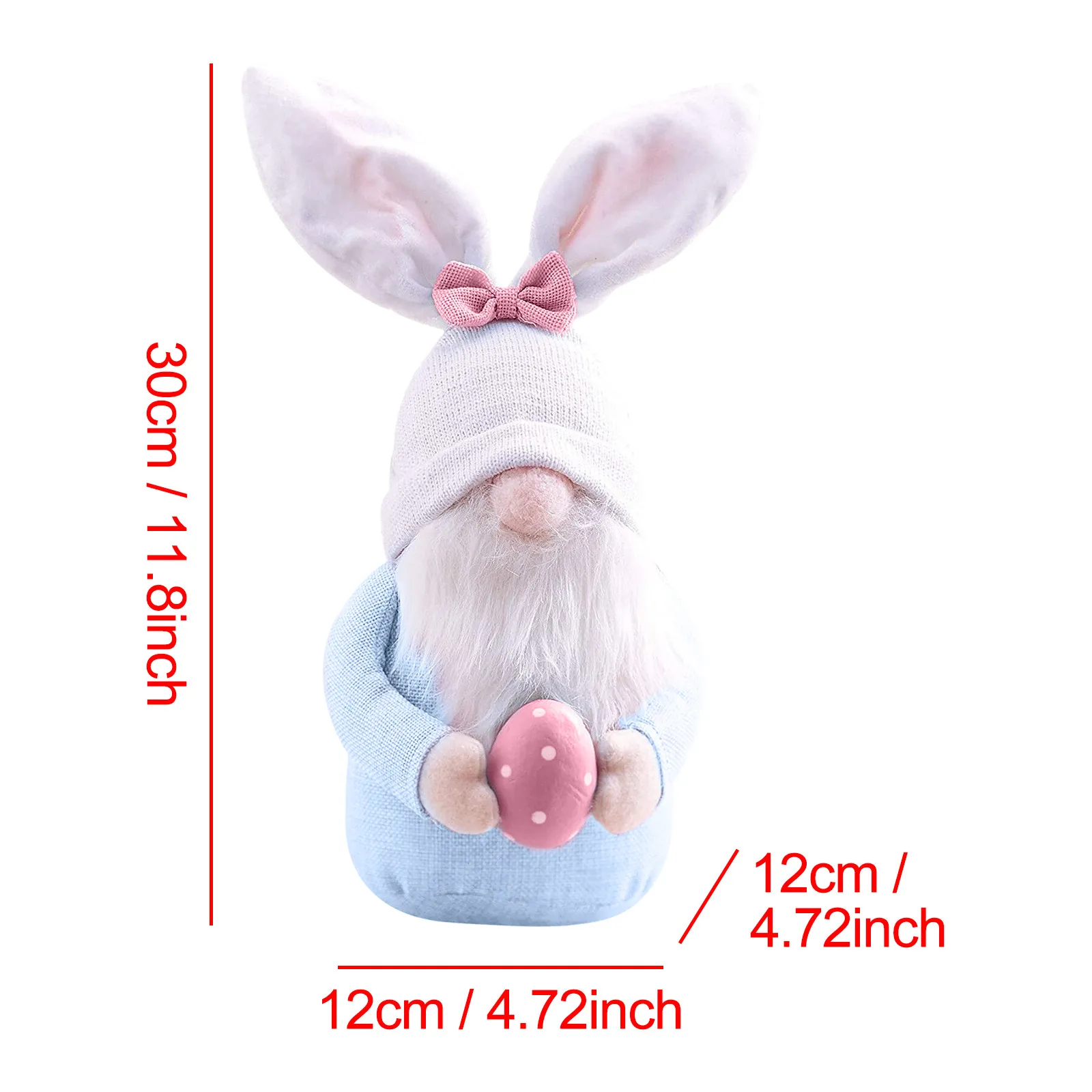 

Easter Day Decorations Bedroom Living Room Desktop Decoration Standing Post Stuffed Animals Plush Toy Colorful GlowingChristmas