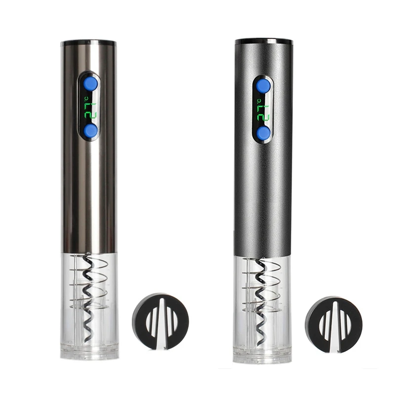 

Temperature Display Electric Wine Opener Rechargeable Automatic Corkscrew Creative Wine Bottle Opener