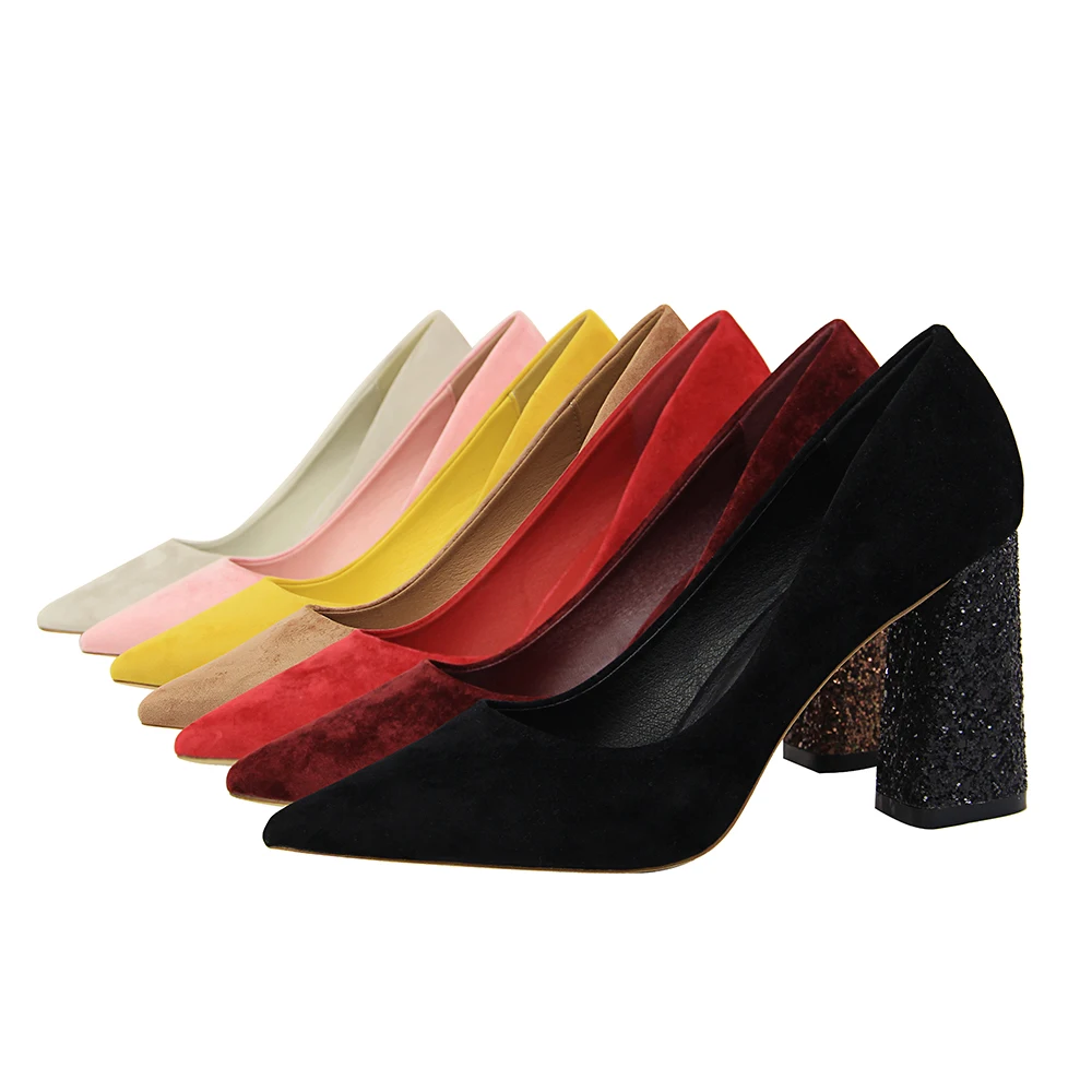 Модная новая обувь женские туфли лодочки на высоком каблуке сезон весна лето