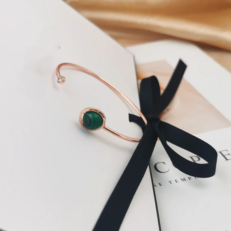 

European and American malachite bracelets couple bracelets men and women accessories gifts wholesale