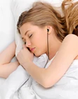 Мобильные проводные наушники, Универсальные наушники-вкладыши для сна, Hi-Fi гарнитура, мягкие силиконовые стереонаушники с защитой от шума и микрофоном