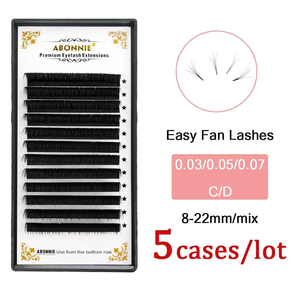 

Ресницы Накладные из искусственной норки, 0,05/0,07 мм, 5 штук/партия