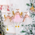 Новогодние подарки, милый ангел, плюшевые куклы, подвесные украшения для рождественской елки, рождественские украшения для домашнего декора, новый год