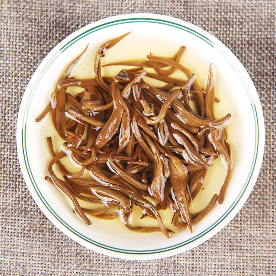 Yunnan Golden Dianhong Balck Chinese Tea Fengqing Dian Hong Huang Jin Luo Loose Leaf | Дом и сад