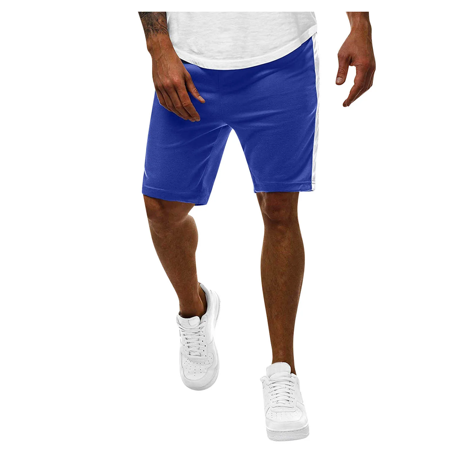 Шорты мужские для спортзала повседневные спортивные штаны с карманами фитнеса и