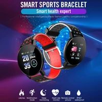 119plus smart watch men women fitness tracker smart bracelet heart rate blood pressure monitor sports smartwatch for android ios