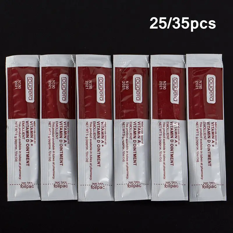 25/35 шт. Мазь витамина А и D крем для начинающих практики татуажа кожи ухода за