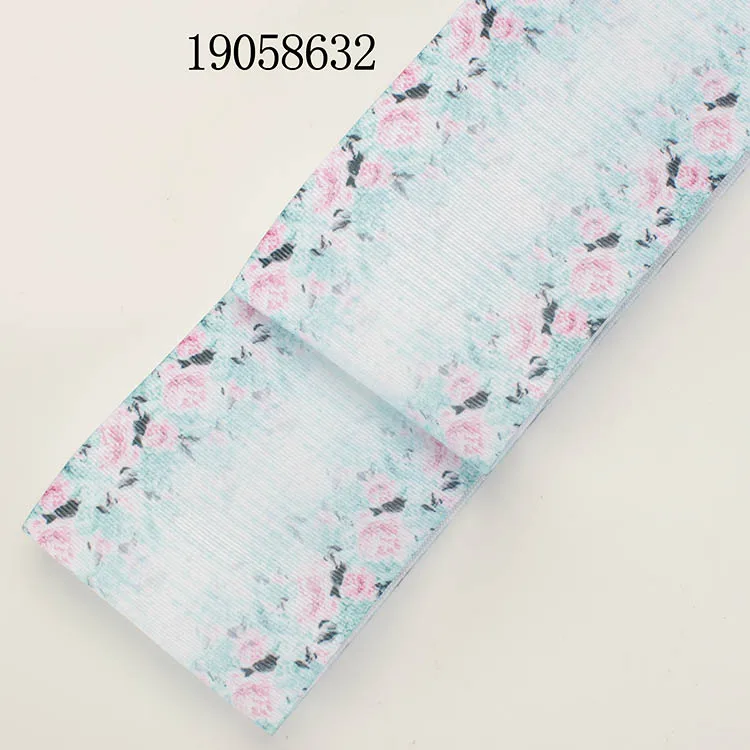 Новинка 5 ярдов корсажная/атласная лента теплопередача печатная 25 мм/38 мм/50 мм/75