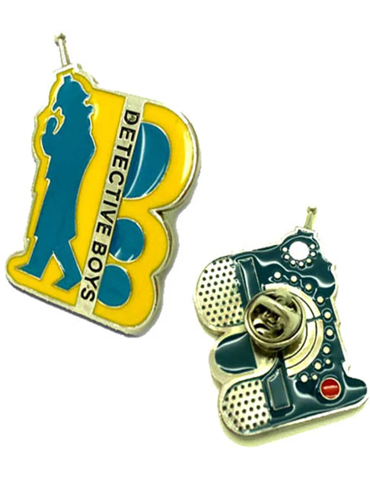 Японское аниме мультфильм Детектив Конан коммуникатор Брошь Косплей одежда