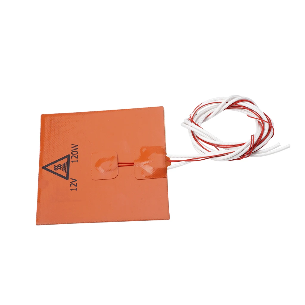 

120mm Heater Heating Pad with adhesive 3D Printer Heated Bed 12V / 120W silicone Printer Heat bed