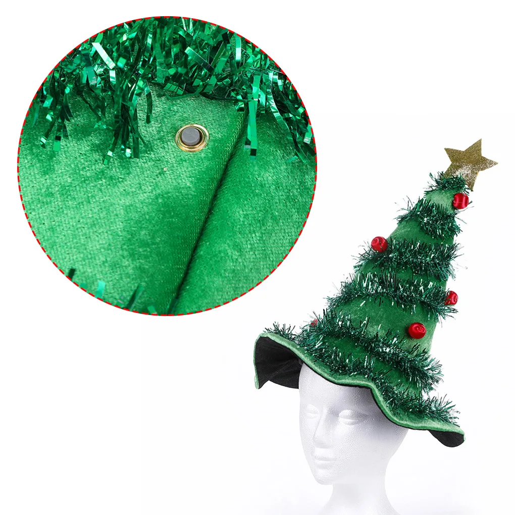 

1PC Funny Party Hats Christmas Hats Long Holiday Theme Hats Christmas Party Accessory Glowing Cap