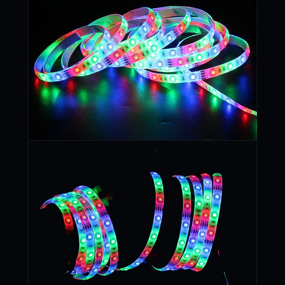Светодиодная лента 1-5 м 5 в 2835RGB с регулируемой яркостью USB TV подсветка
