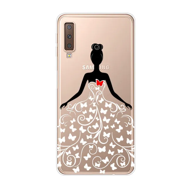 59 6,0 ''для samsung A7 чехол A750F Силиконовый ТПУ мягкий чехол для Para samsung Galaxy A7 чехол пейзаж Fundas A 7 7A Coque - Цвет: 59