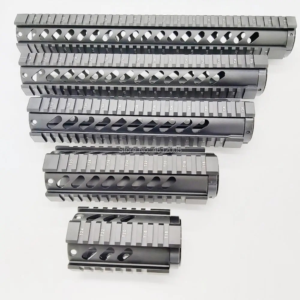 M4 M16 Free Float Quad Rail ar 15 Handguard Тактический quad rail picatinny handguard Mount для m4 m16 4 7 10 12