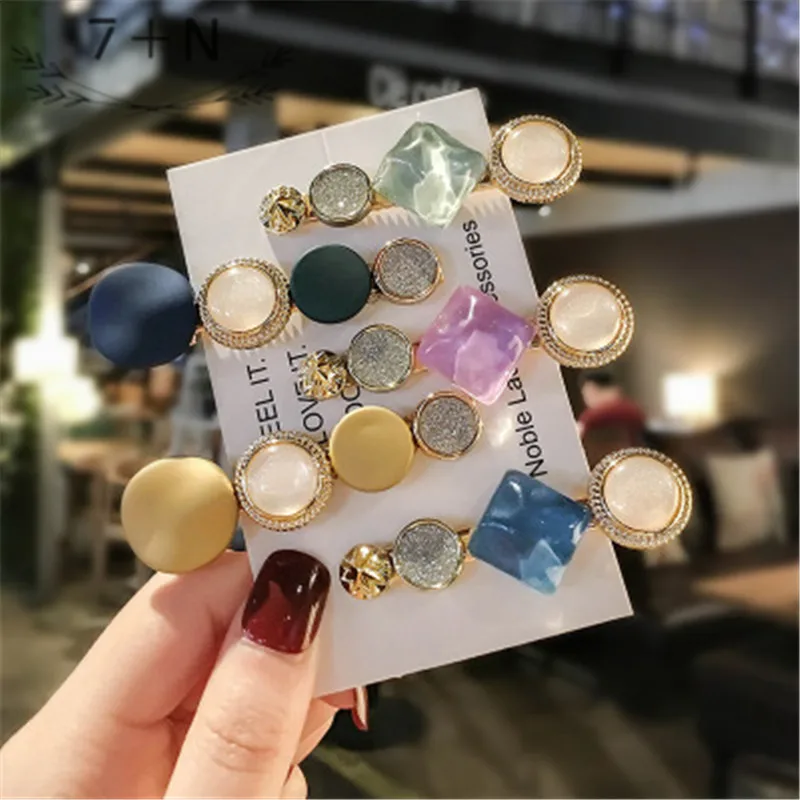 

Инс веб-Звезда Ретро мода оригинальный SuFeng macaron зажим для волос простой и край клип корейский аксессуары для волос осень и зима