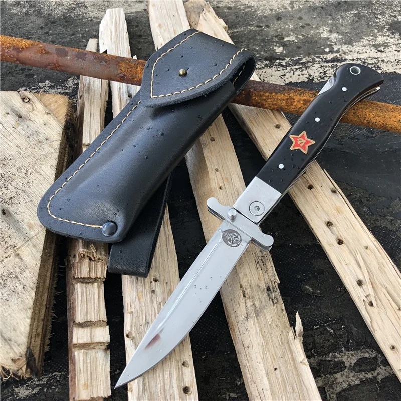 Складной карманный нож Finka NKVD KGB wit EDC ручной клинок из черной и белой смолы ручка