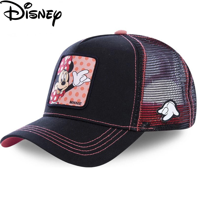 Летняя бейсбольная кепка Disney MINNIE Net женская и мужская подарок Прямая поставка |