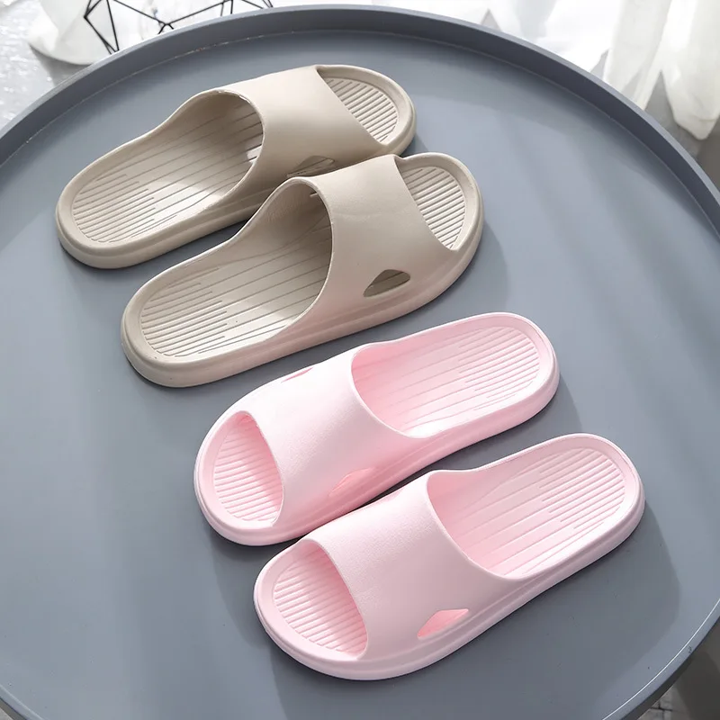 

Unisex Slippers Women Summer Bathroom Slipper Men Couple Indoor Sandals Shoes Home Slippers Non-slip Floor Flip Flops