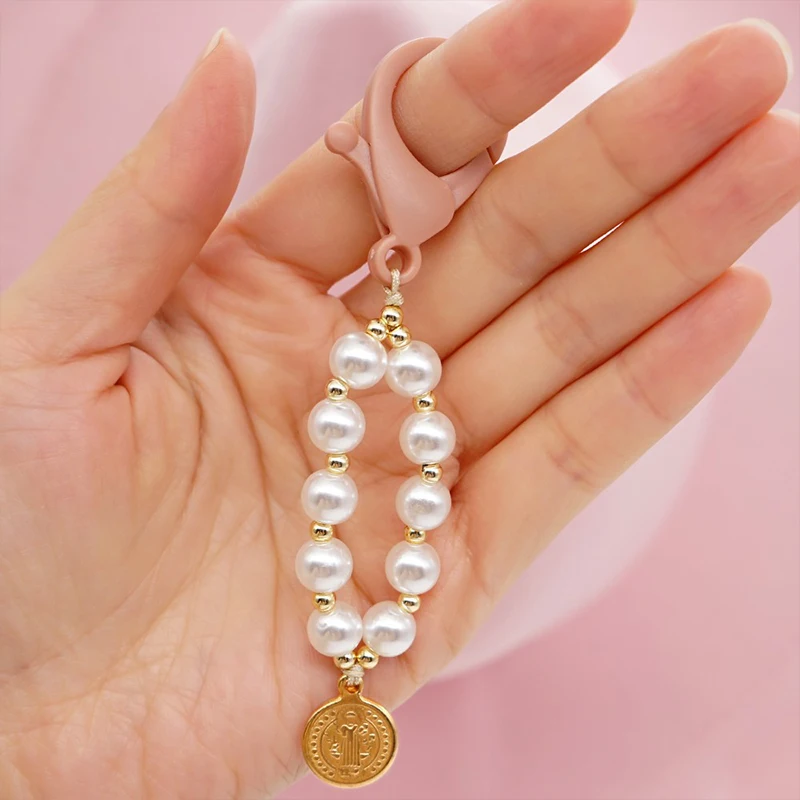 Многоцветный богемный брелок с жемчугом бусинами милый шнурок сумка пакет буквы