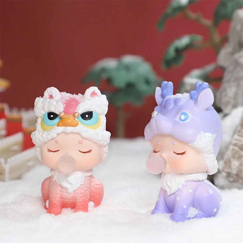 

Mysterious mini blind box cartoon jewelry random Chinese New Year lucky doll very mysterious gift suitable for holiday gifts