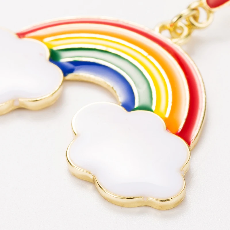 YIHUGMBO милые радужные висячие серьги разноцветные женские модные ювелирные