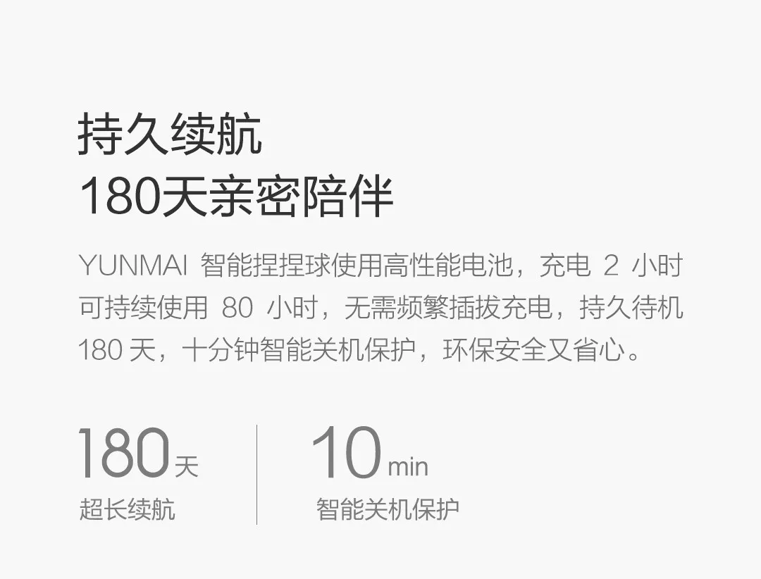 Xiaomi YUNMAI умный Мячик с шипами звук Xiomi Фитнес Упражнение приложение управление облаком пшеницы декомпрессия сцепление вентиляционный шар