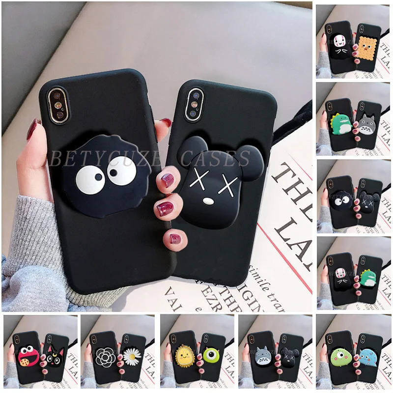 cute soft case for umi umidigi power 5 3 a3 pro a3s a3x phone case cartoon holder stand cover free global shipping