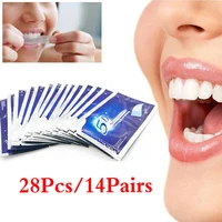 28pcs whitening strip high elastic oral care hygiene toothpaste tooth whitening dry tooth paste bleaching tooth sticky gel