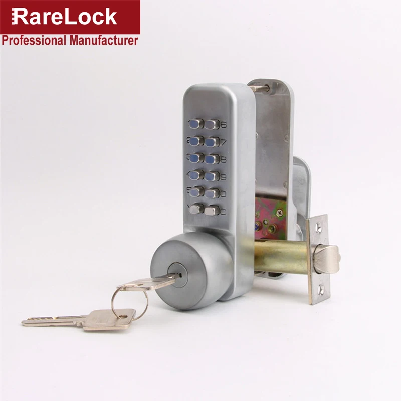Замок дверной комбинированный с ключами для офиса гостиницы зданий школы|lock with