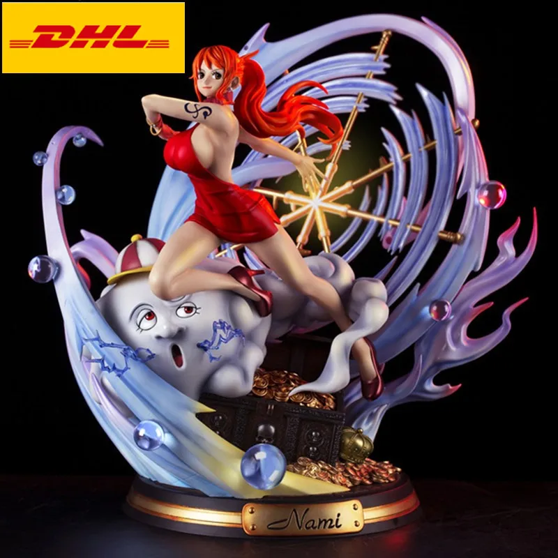 

15" KOL One Piece Statue Thief Cat Bust Nami Full-Length Portrait 1/6 Scale Original GK Action Figure Toy BOX 38CM X1310