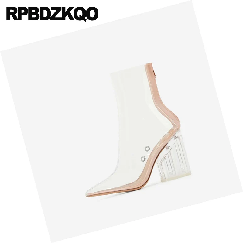 10 ПВХ на не сужающемся книзу массивном большие Размеры Роскошная фирменная обувь