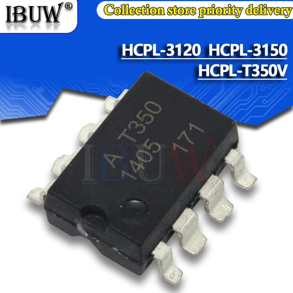 10 шт. фотоэлемент A3120 A3150 SOP HCPL3120 HCPL3150 HCPLT350V Оптрон | Электронные компоненты и