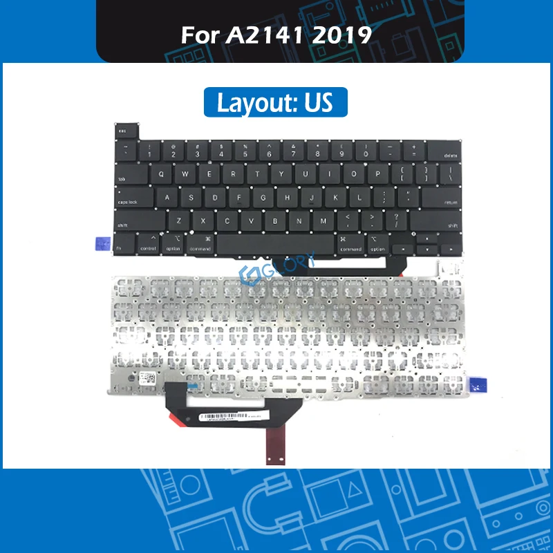 16-дюймовый ноутбук US Layout A2141 клавиатура для Macbook Pro Retina Novermber 2019 замена клавиатуры