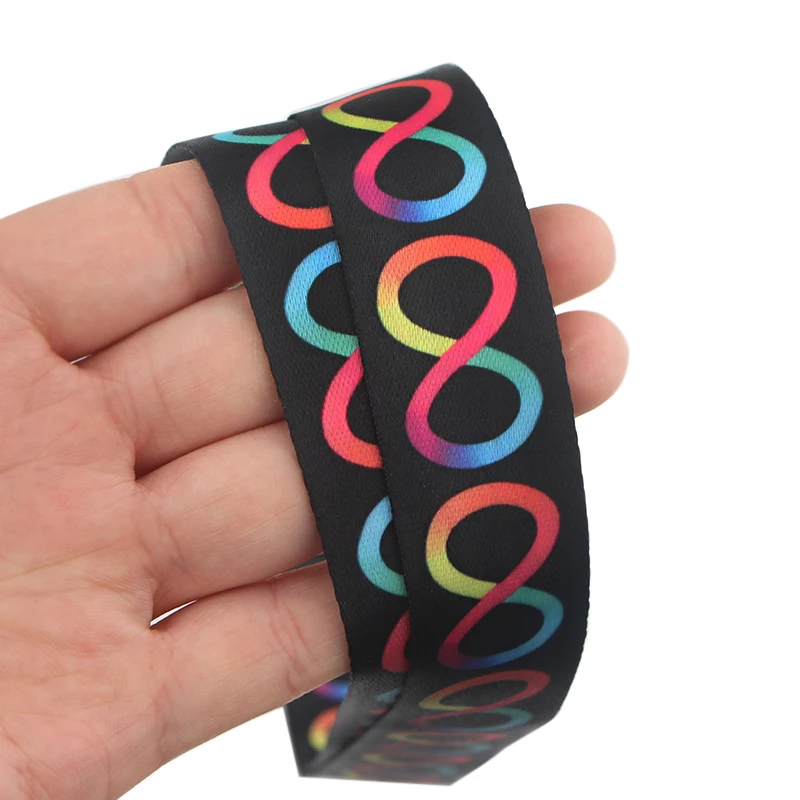 

K1609 Neurodiversity Lanyards Neck Strap Mobile Phone Keys ID Card Holder Lanyard For Keys DIY Hanging Rope Lanyards