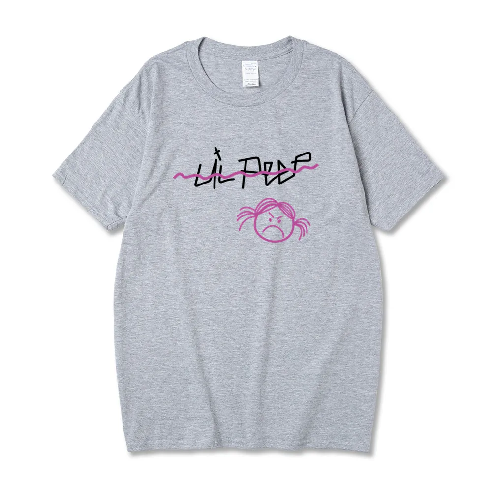 

Lil Peep print T-shirt ladies men's Harajuku clothes short sleeve 100% cotton hot sale S-2xl summer 2021 T-shirt men's clothes