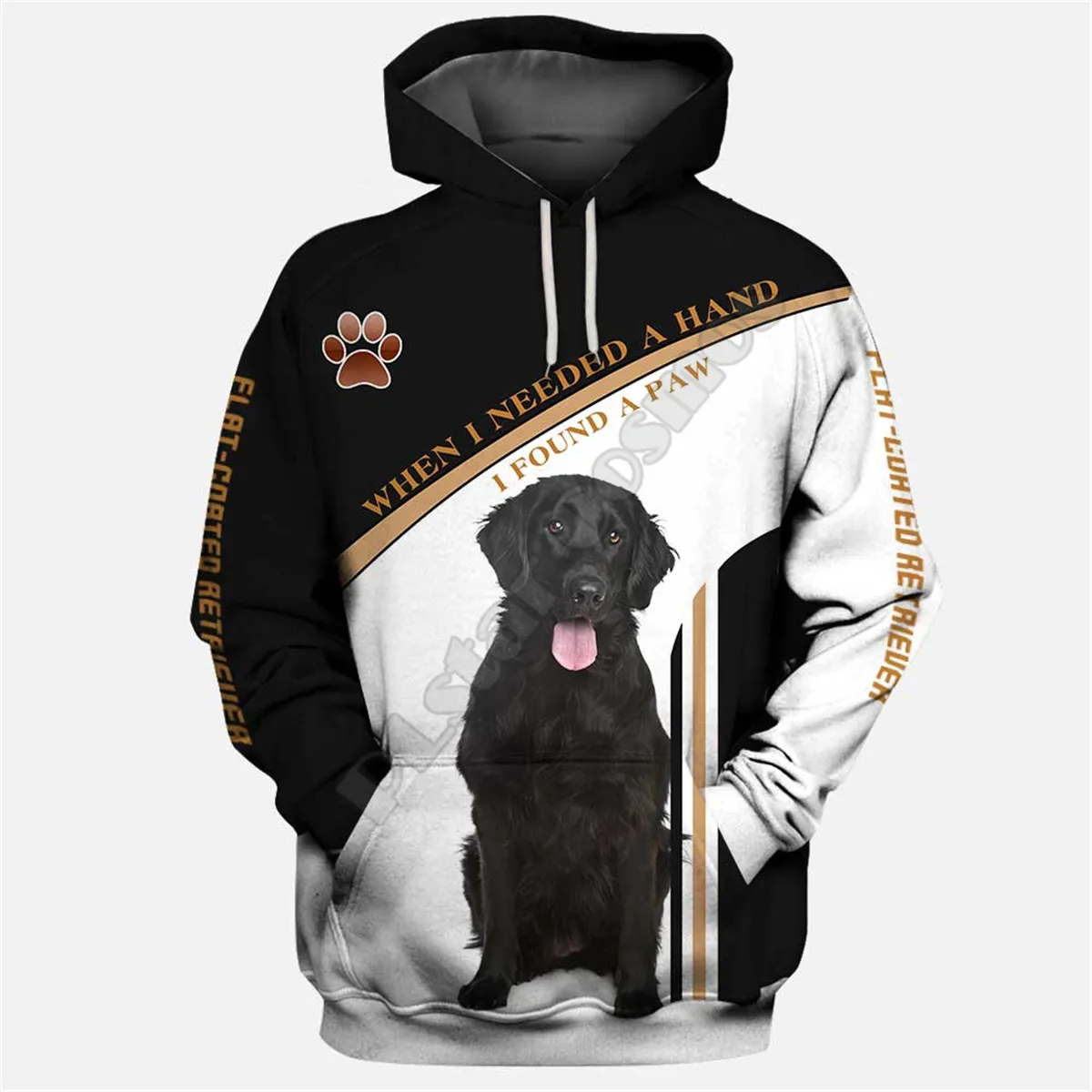 

Flat-Coated Retriever 3D Hoodies Printed Pullover Men For Women Funny Sweatshirts Fshion Christmas Sweater Drop Shipping 06