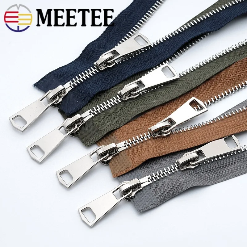 Meetee 5 # металлическая молния опнд длинная 120 см двойные слайдеры замок для шитья