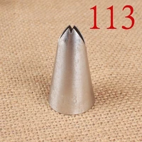 113 stainless steel leaf bow cream decorating mouth welding polishing baking diy tool medium