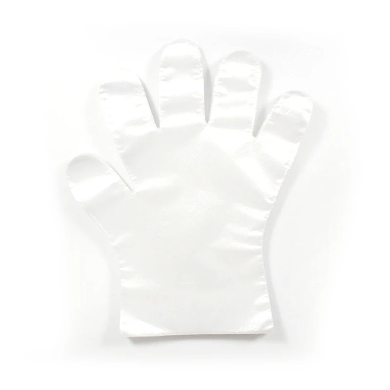 100 шт./компл. одноразовые перчатки утолщенная детская пищевая прозрачная