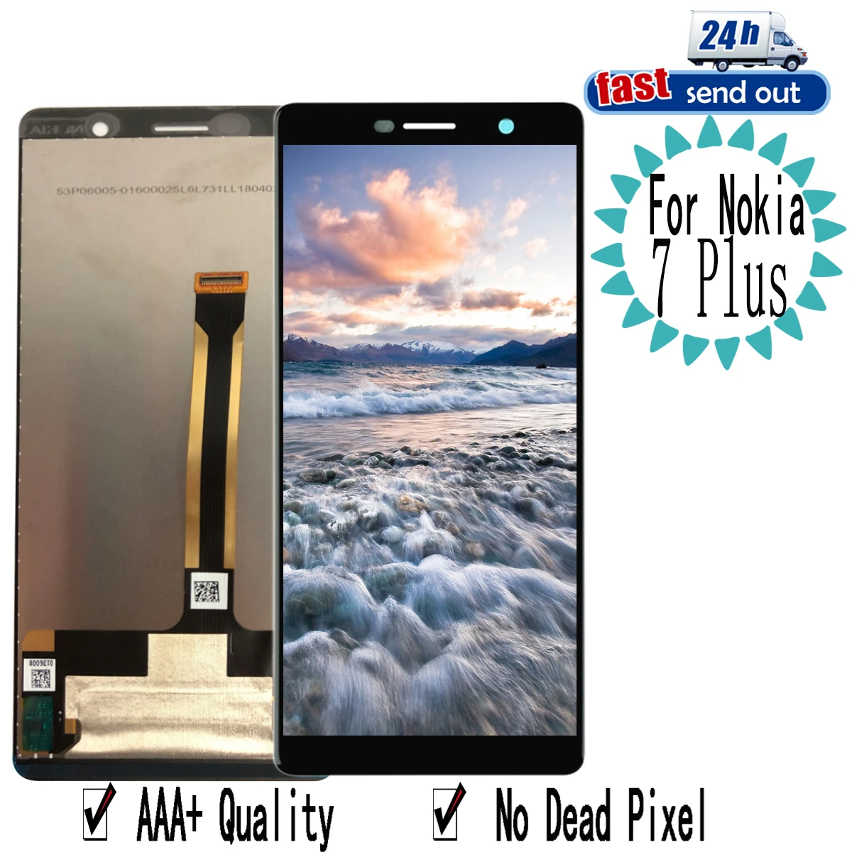 6 0 &quotE7 Plus LCD для Nokia 7 ЖК-дисплей сенсорный экран дигитайзер сборка Замена / E7 |