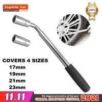 telescoping lug wrench spanner lug wheel wrench with sockets wrench car repair tools 1719 2123mm