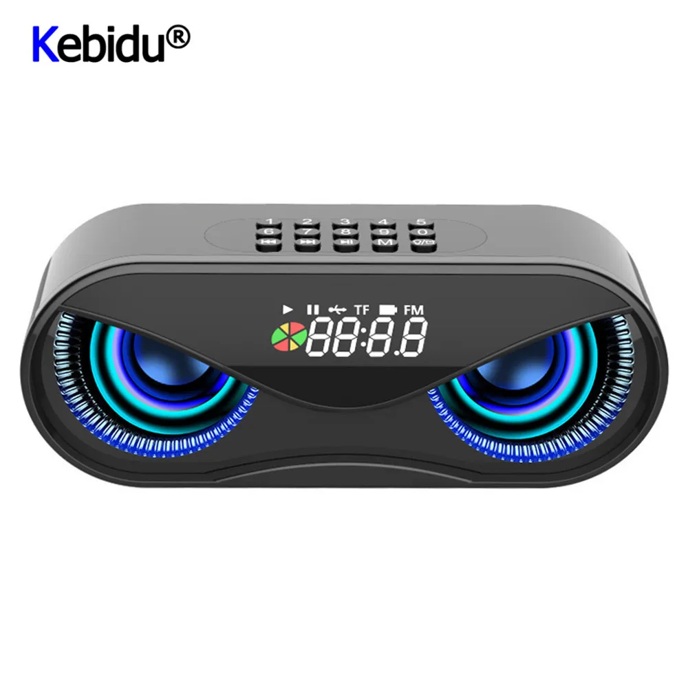 M6 Прохладный сова дизайн блютоот Динамик светодиодный вспышка Беспроводной