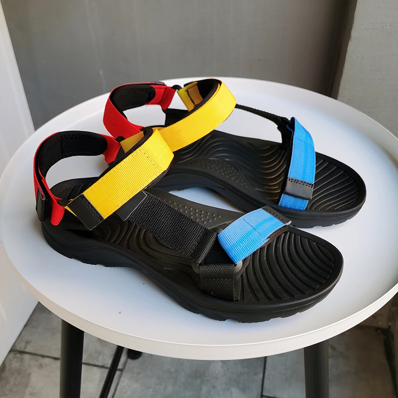 

2021 Summer Men Sandals Gladiator Beach Casual Shoes Men Slippers Sport Water Flip Flops Sandalia Masculina Zapatos De Hombre