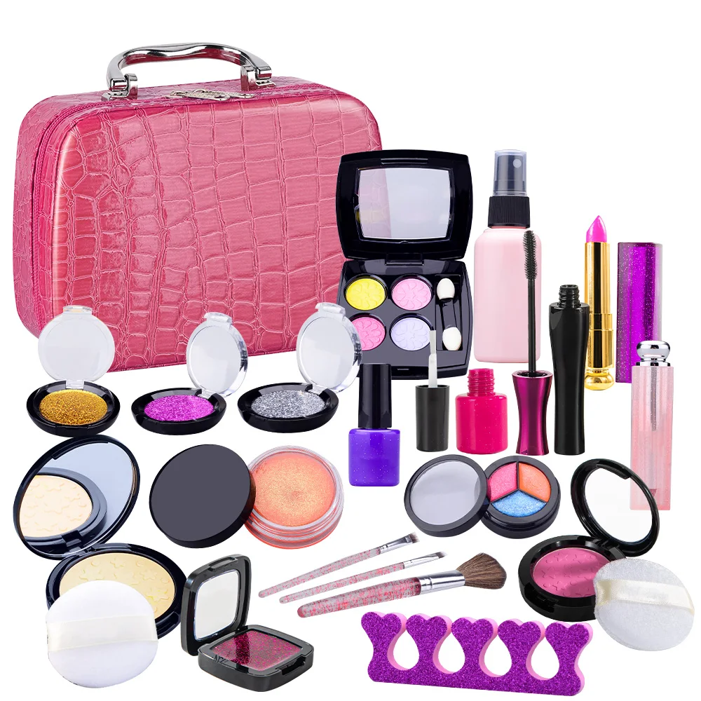 Реалистичный макияж для девочек игрушечный набор моющаяся Детская косметика