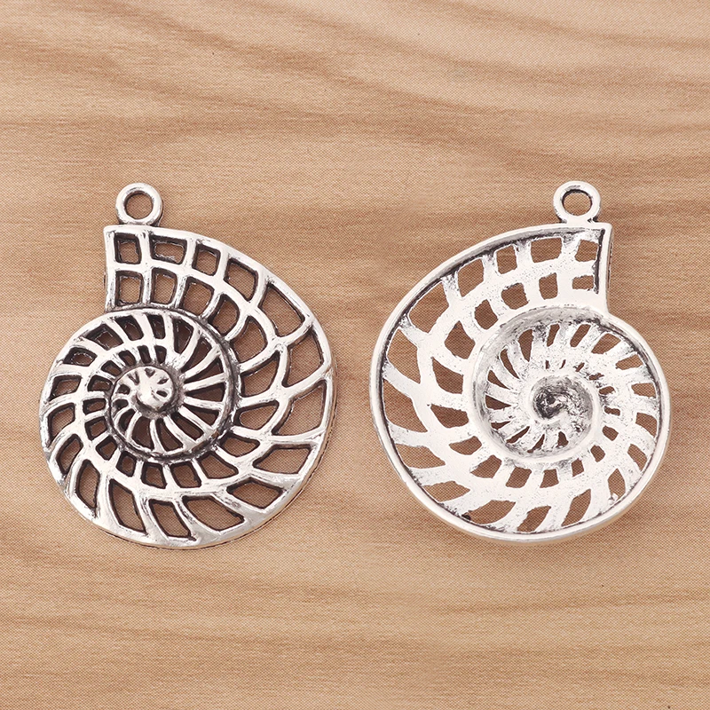 10 шт. подвески в виде ракушек морской улитки для ожерелья браслета сережек