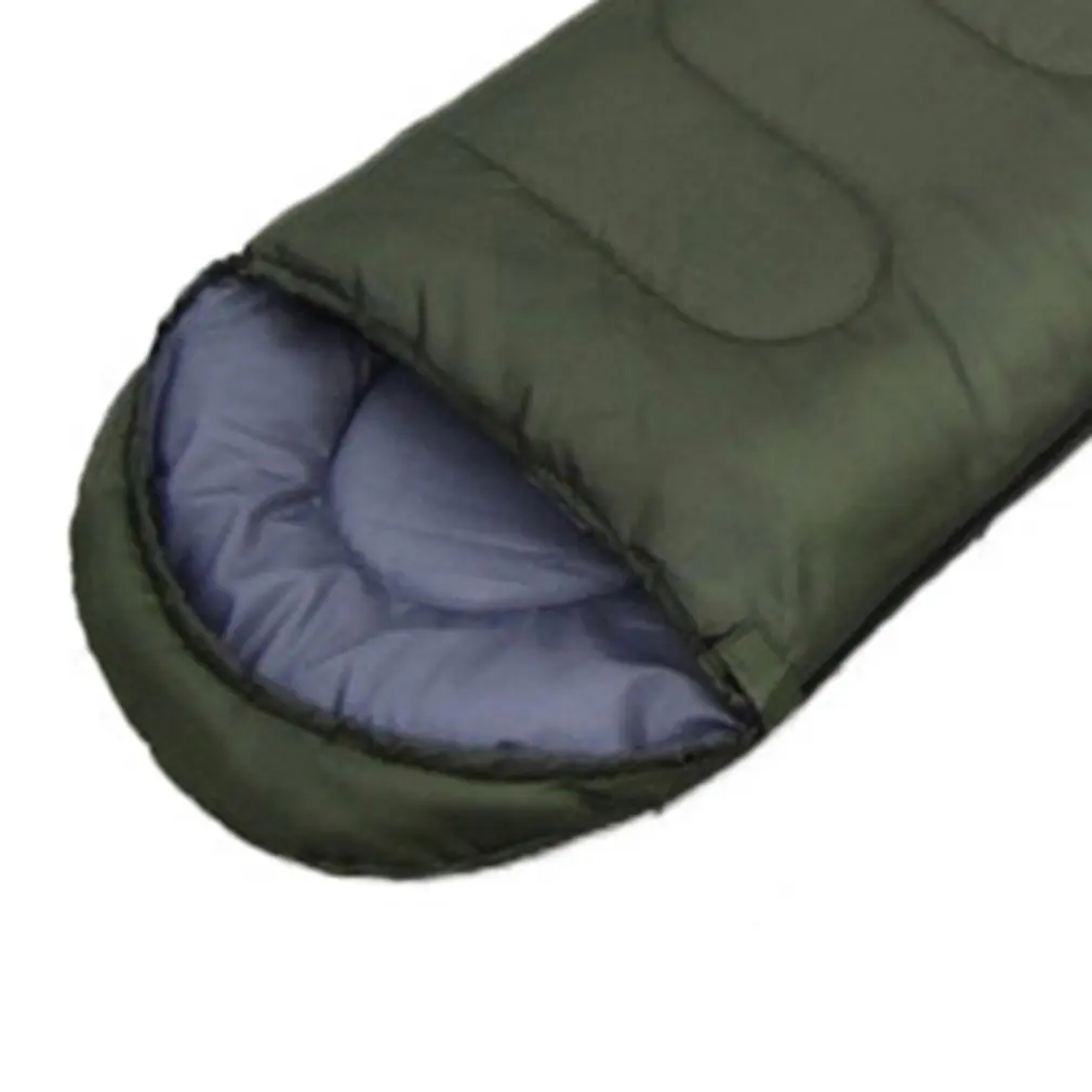 

Envelope Outdoor Camping Adult Sleeping Bag Portable Ultra Light Waterproof Travel Hiking Sleeping Bag with Cap LESHP