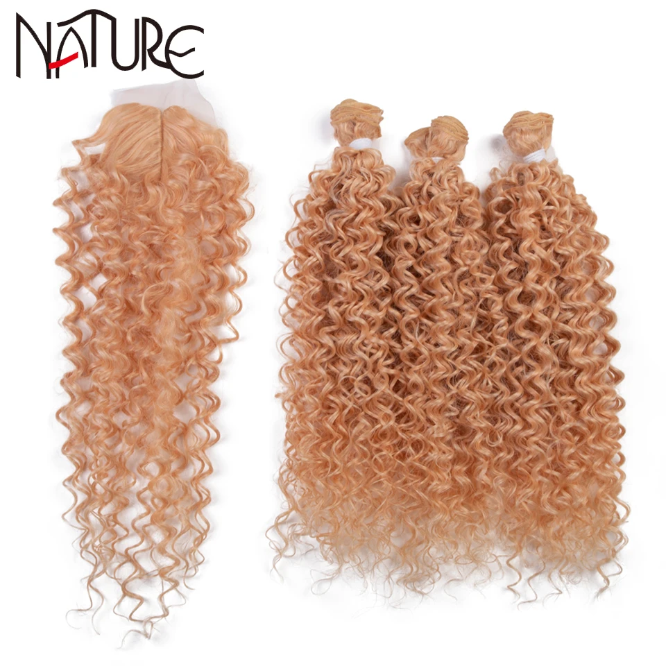 

Натуральные афро кудрявые пучки с застежкой термостойкие волосы натуральные волнистые волосы синтетические волосы 28 дюймов для женщин