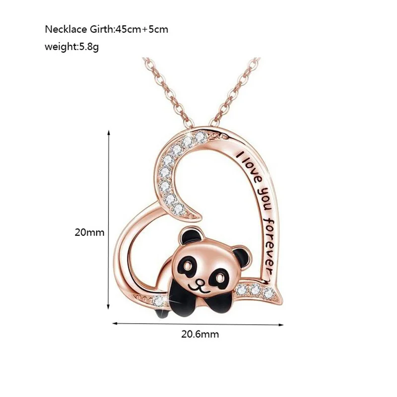 Женское ожерелье с подвеской Я люблю тебя вечно | Украшения и аксессуары