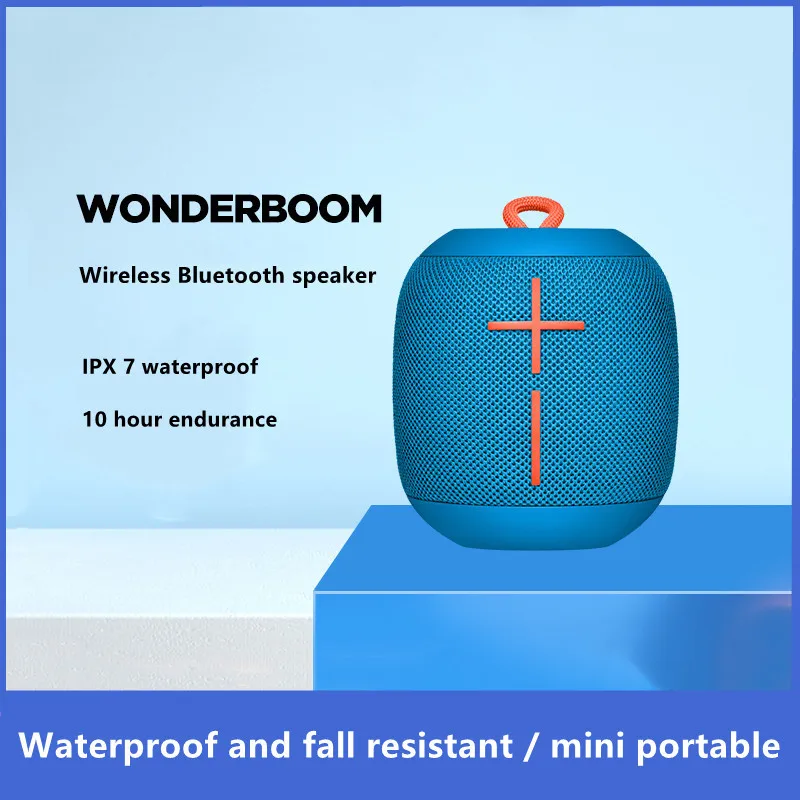Миниатюрная Беспроводная Bluetooth Колонка Logitech UE Wonderboom с тяжелыми басами